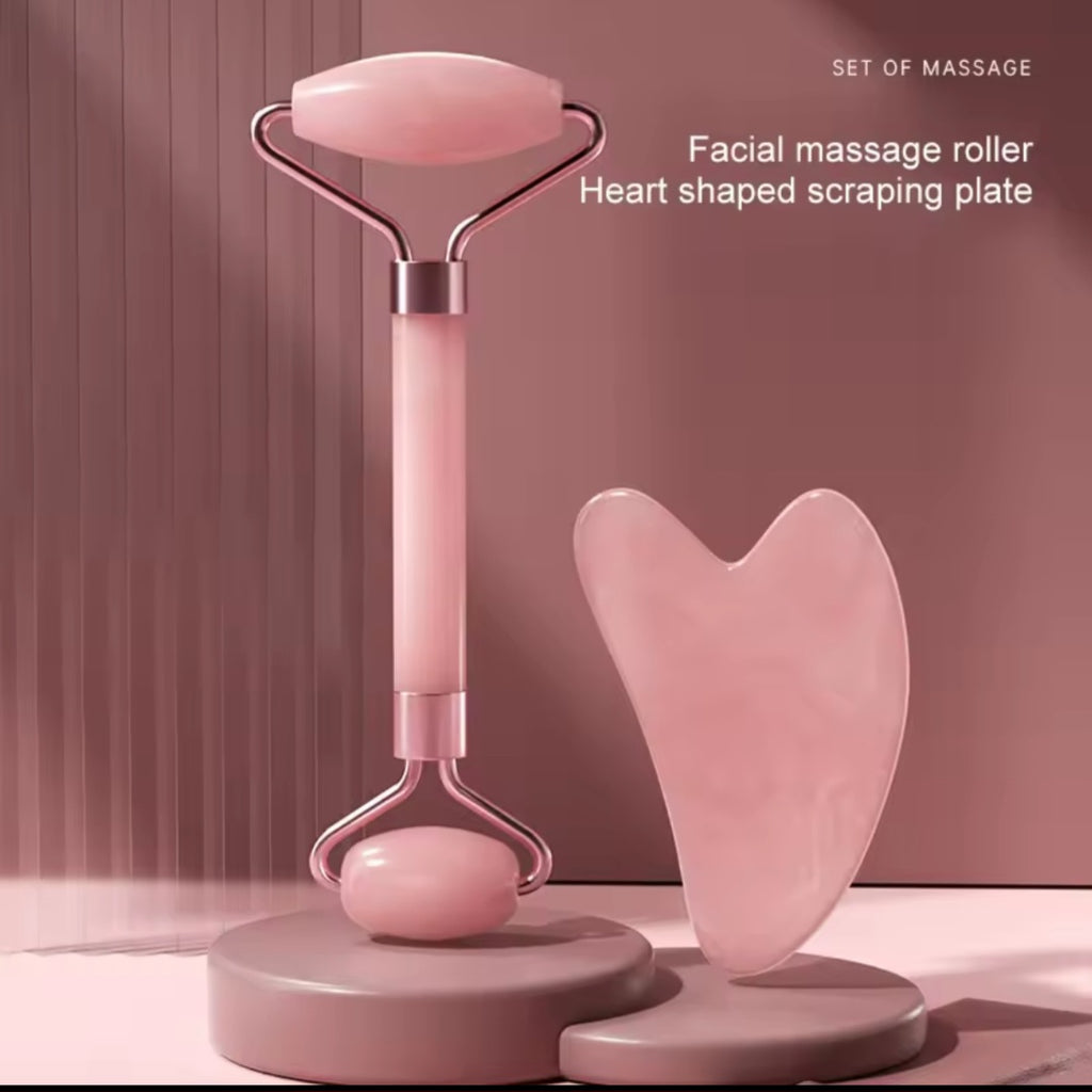 Facial Roller & Gua Sha Set