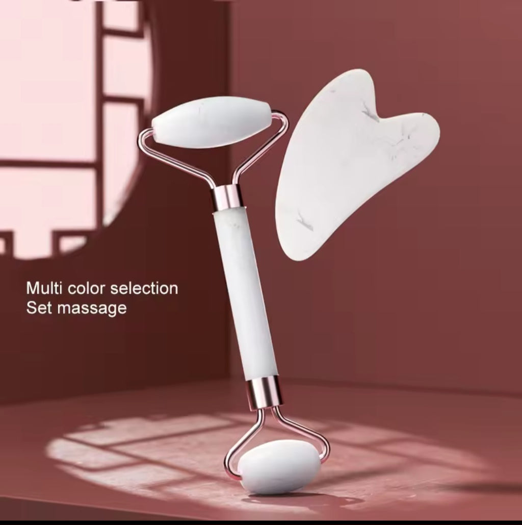 Facial Roller & Gua Sha Set