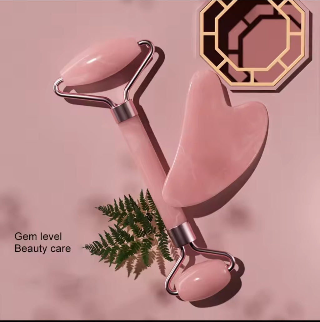 Facial Roller & Gua Sha Set