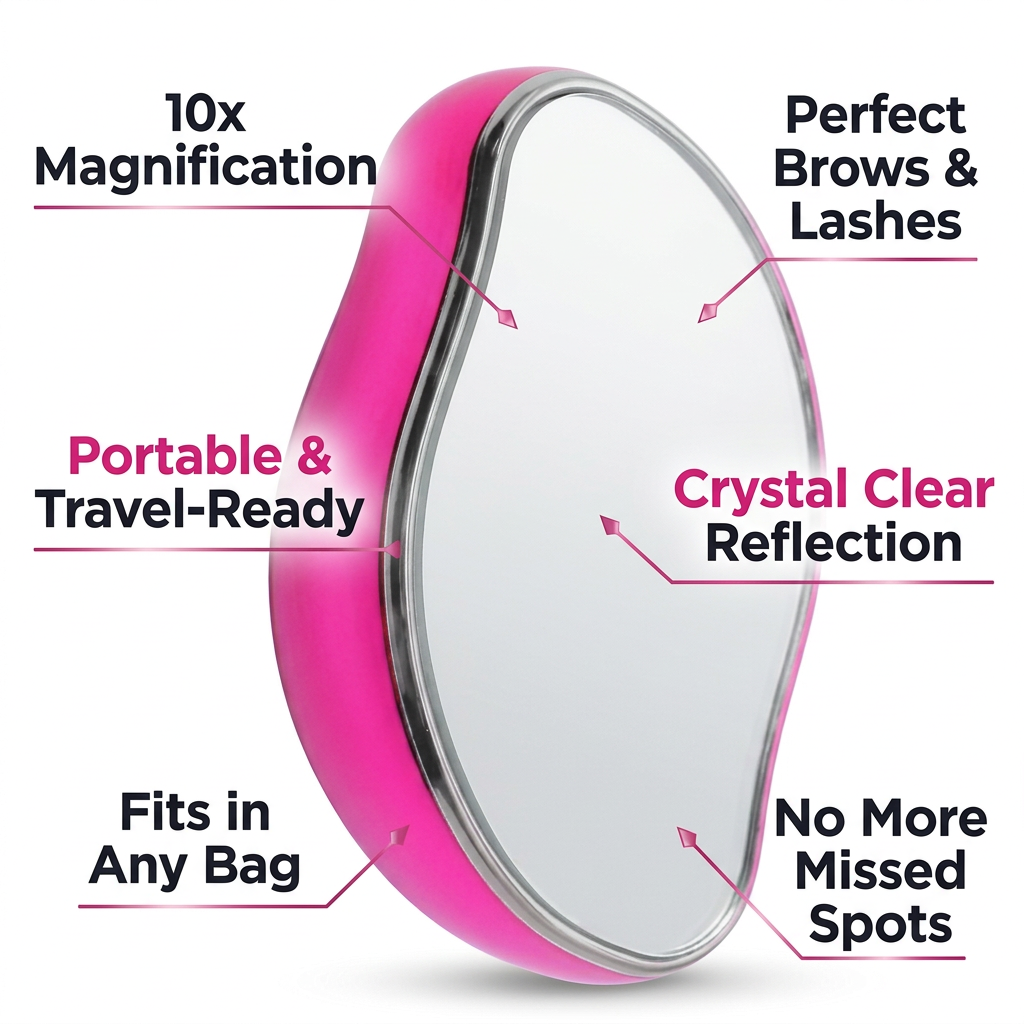 Crystal hair remover in pink
