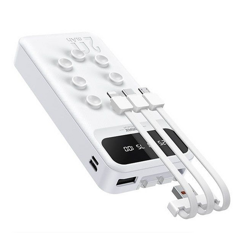 20000mAh Power Bank with Built-In 3-in-1 Cable