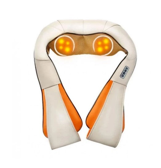 Kneading Neck & Shoulder Massager: 12-Ball Shiatsu-Style Body Massager