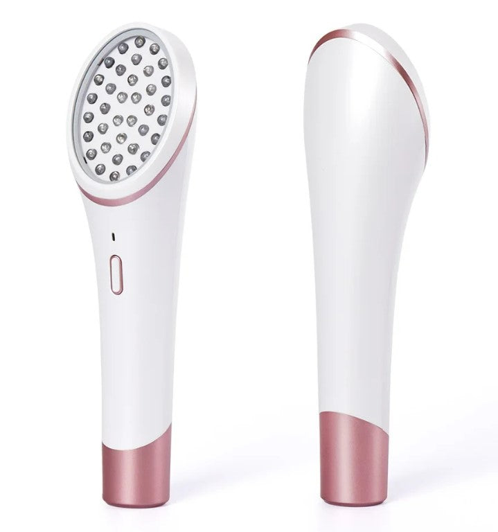 Red & Blue LED Light Therapy Device: Cordless Skin Rejuvenation Wand