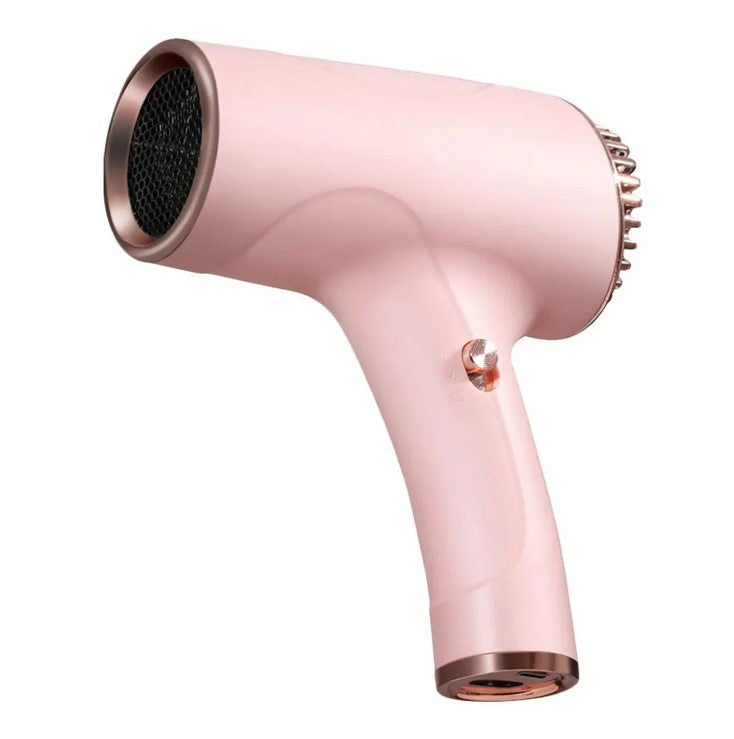 Cordless Rechargeable Hair Dryer Pink