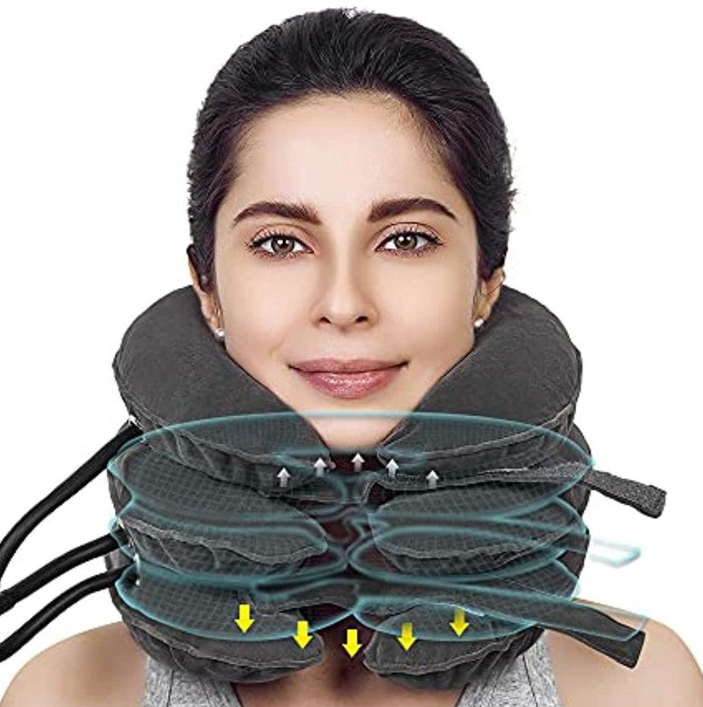 Inflatable Cervical Neck Support Pillow