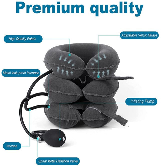 Inflatable Cervical Neck Support Pillow