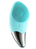 Sonic Silicone Facial Cleansing Brush: Waterproof Deep Pore Cleanser & Face Massager
