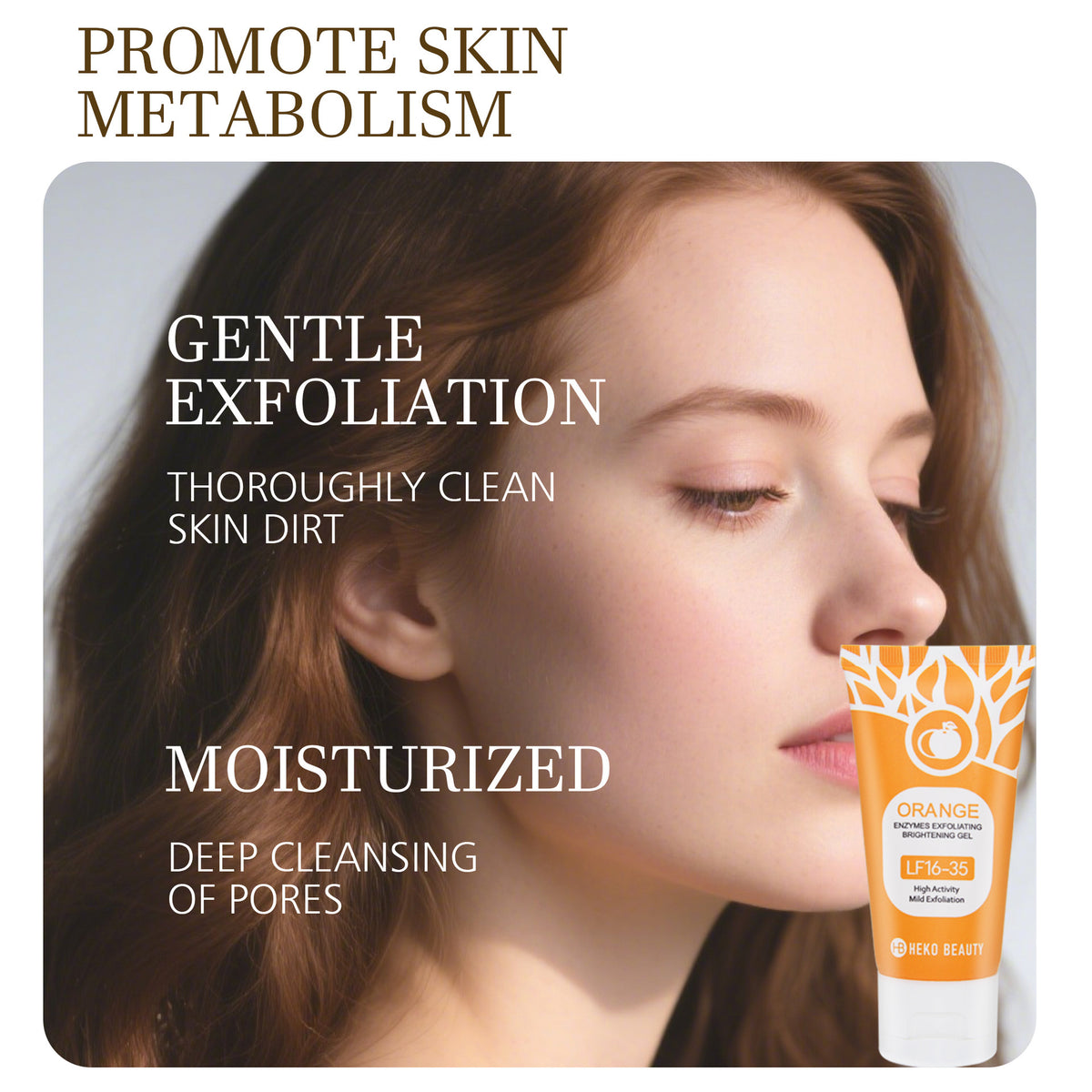 Orange Exfoliating&Skin Brightening gel✨️
