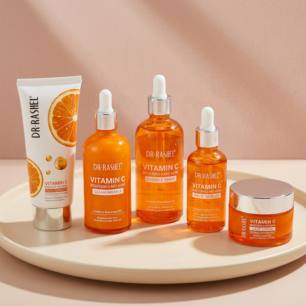Dr Rashel Skincare Set styled