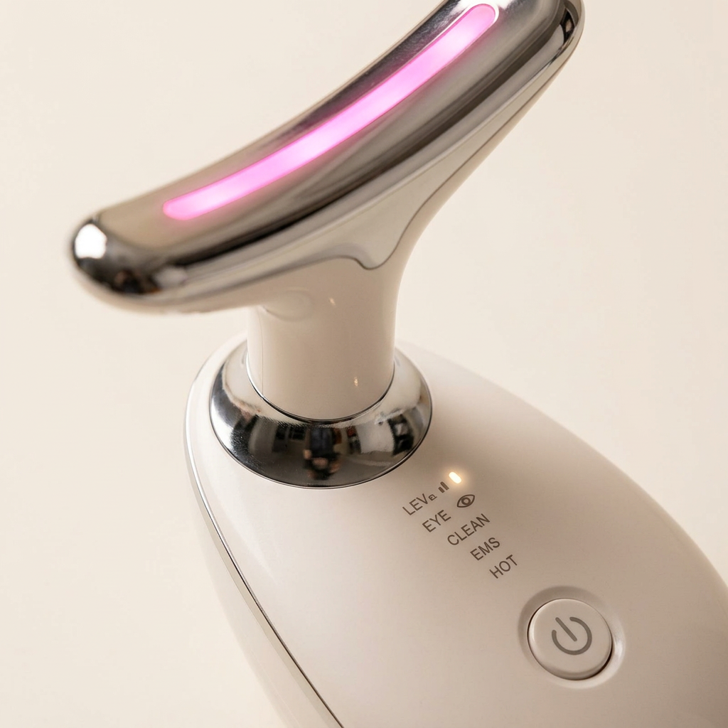 Face and Neck Massager detail