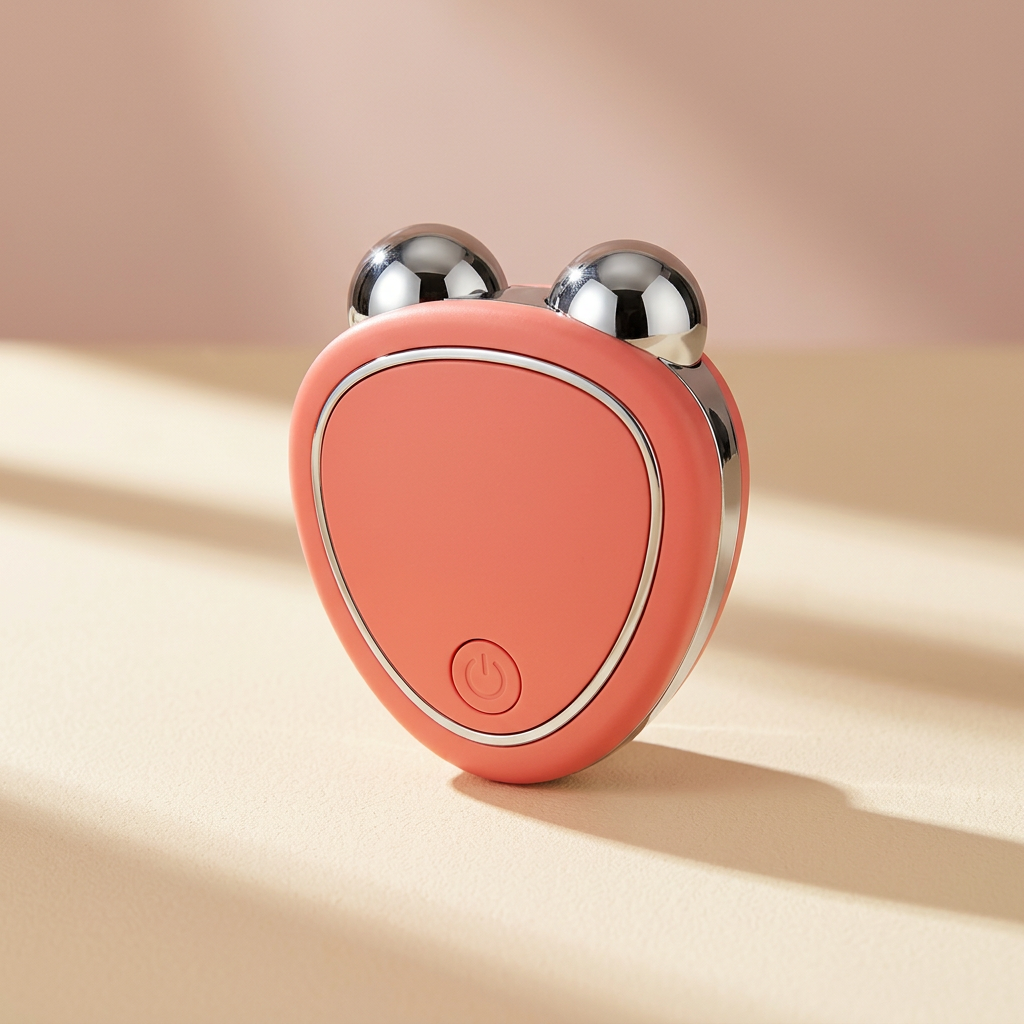 Pink Microcurrent Roller styled