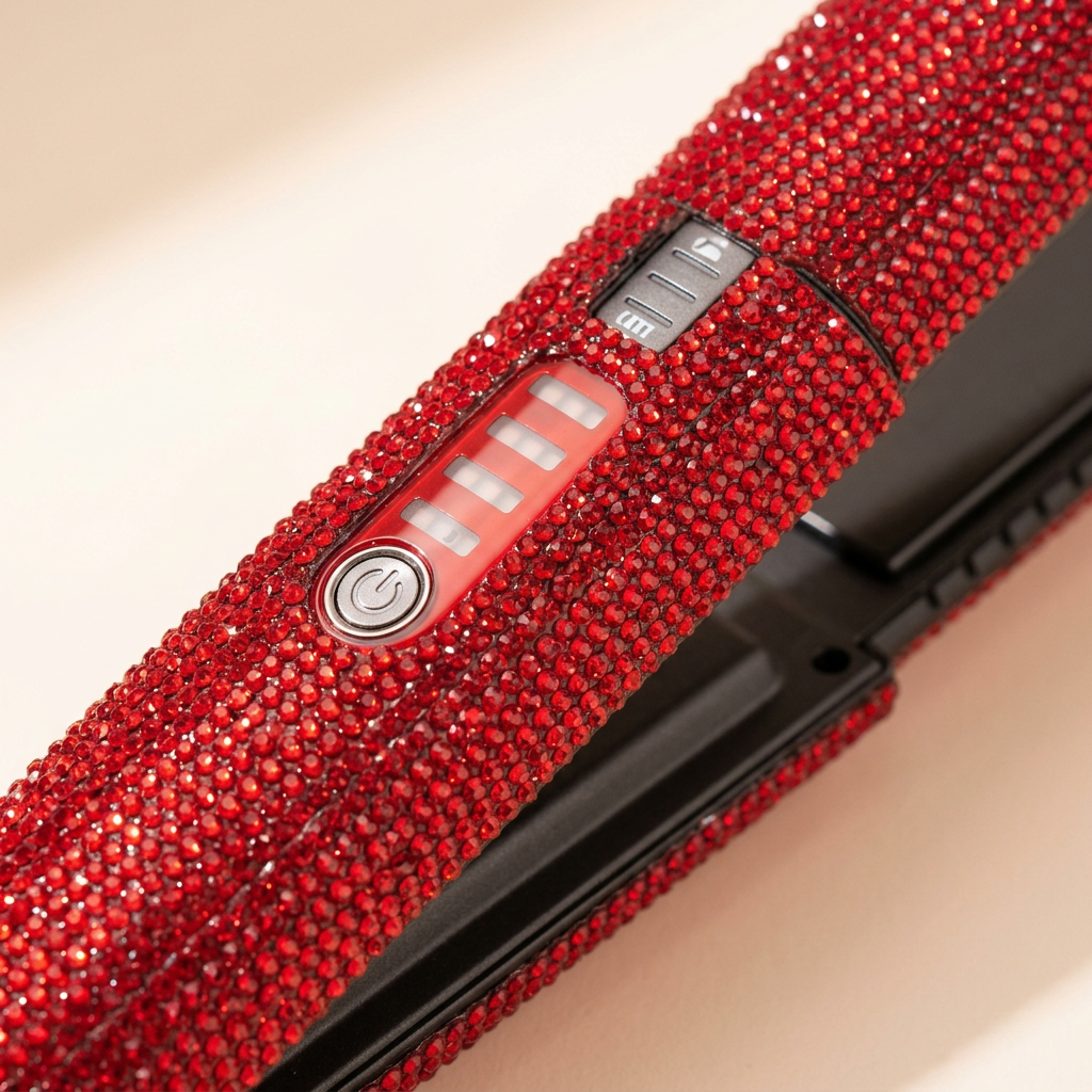 Red Hair Styling Tool detail