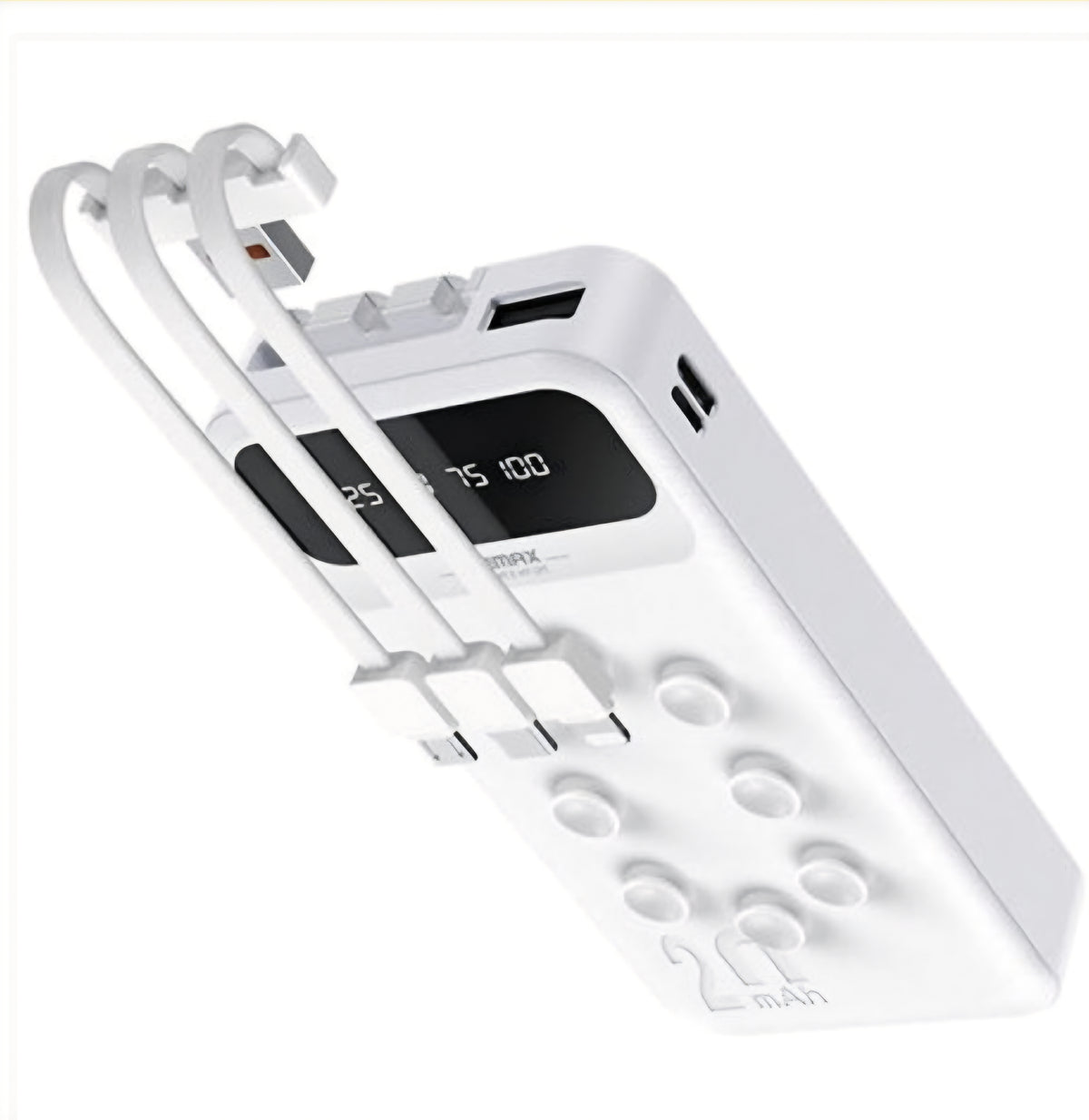 20000mAh Power Bank with Built-In 3-in-1 Cable
