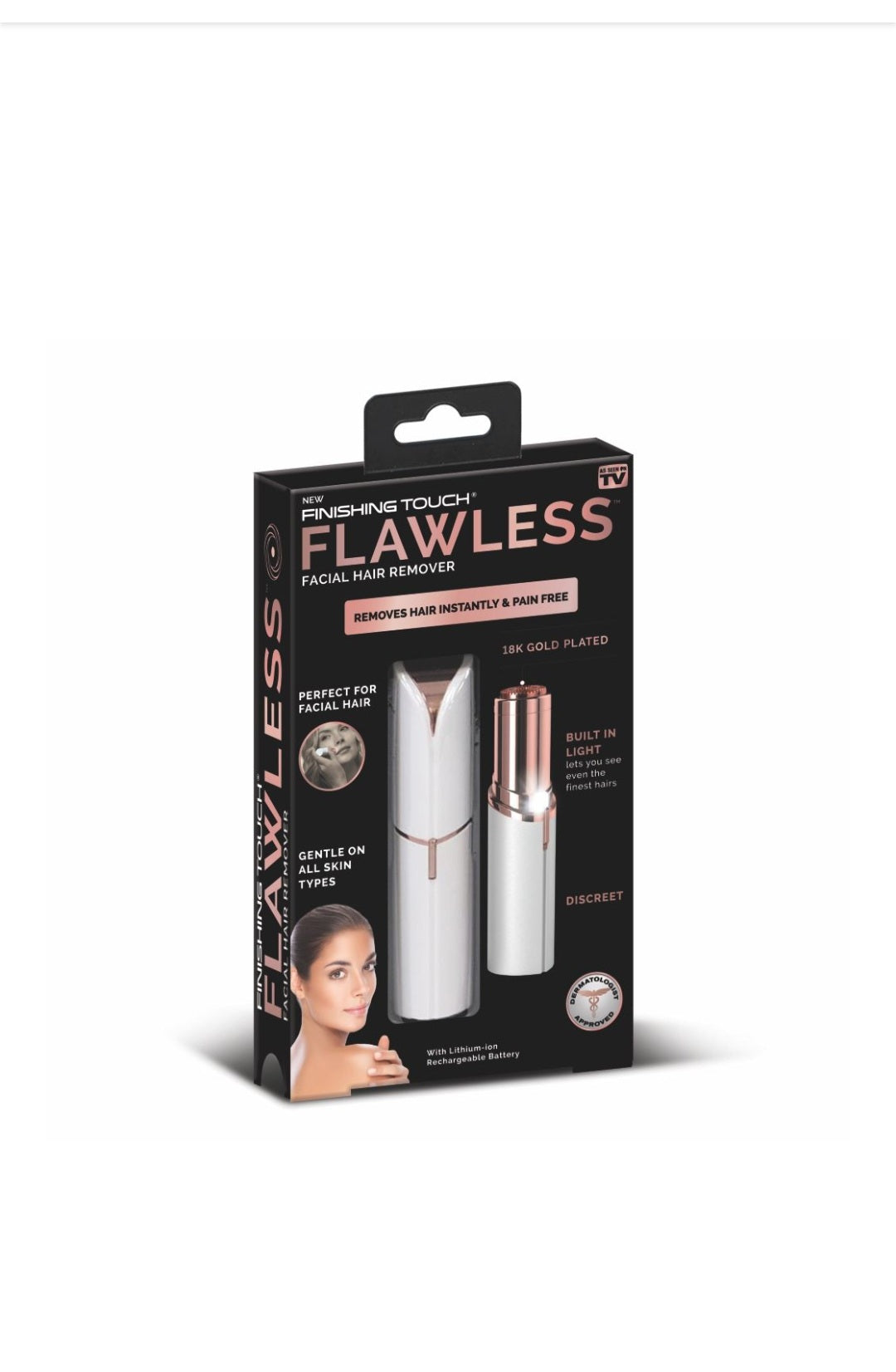 Flawless Painless Facial Hair Remover