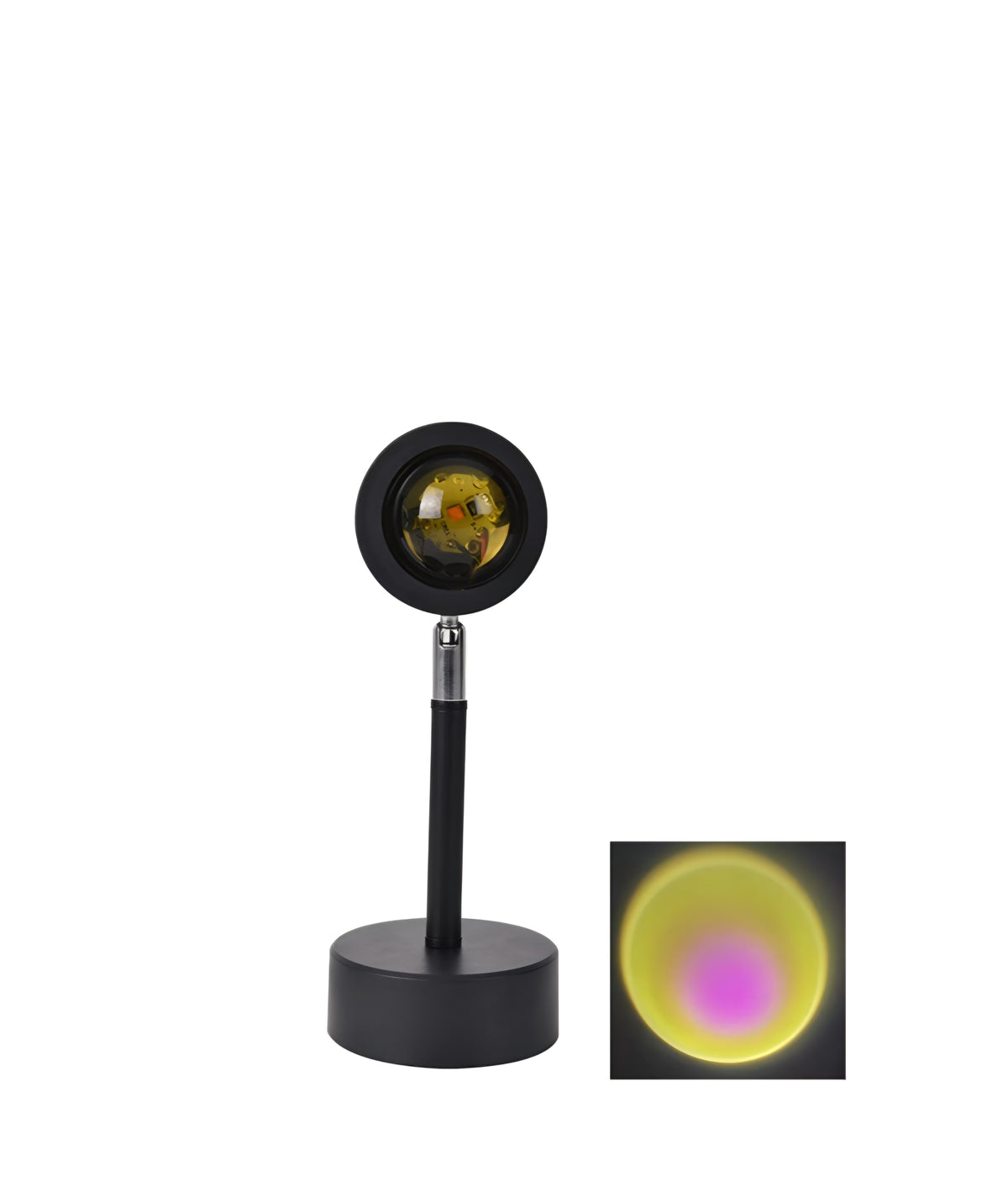 Sunset Projection Lamp: Romantic Sunset Glow LED Mood Light with USB Cable
