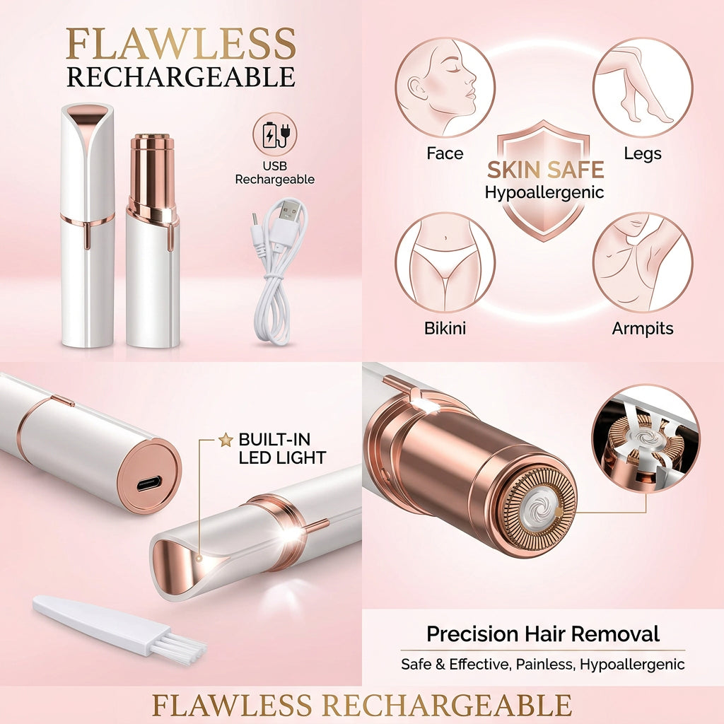 Flawless Painless Facial Hair Remover