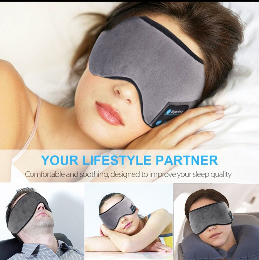 Bluetooth Sleep Mask Headphones: Wireless Sports & Sleep Headband