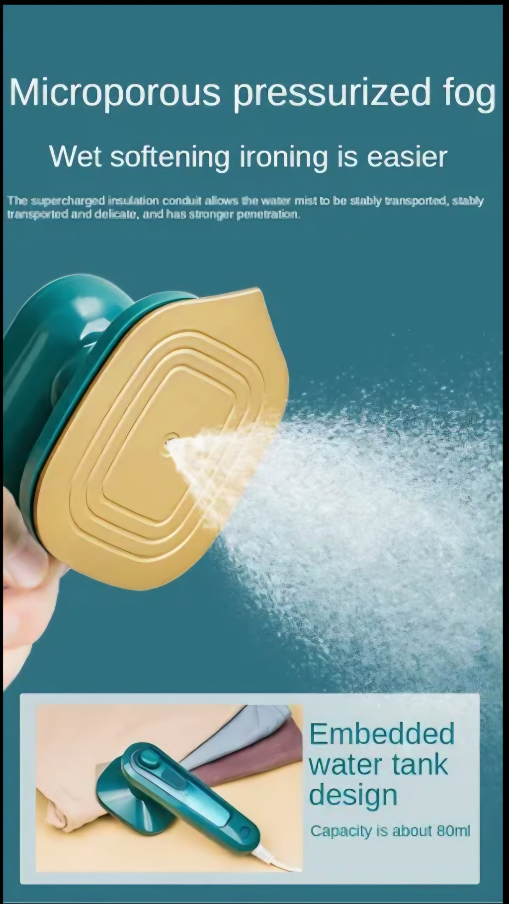 Portable Micro Garment Steam Iron