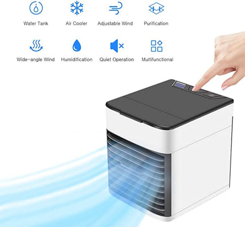 3-in-1 Portable Air Cooler, Humidifier & Purifier