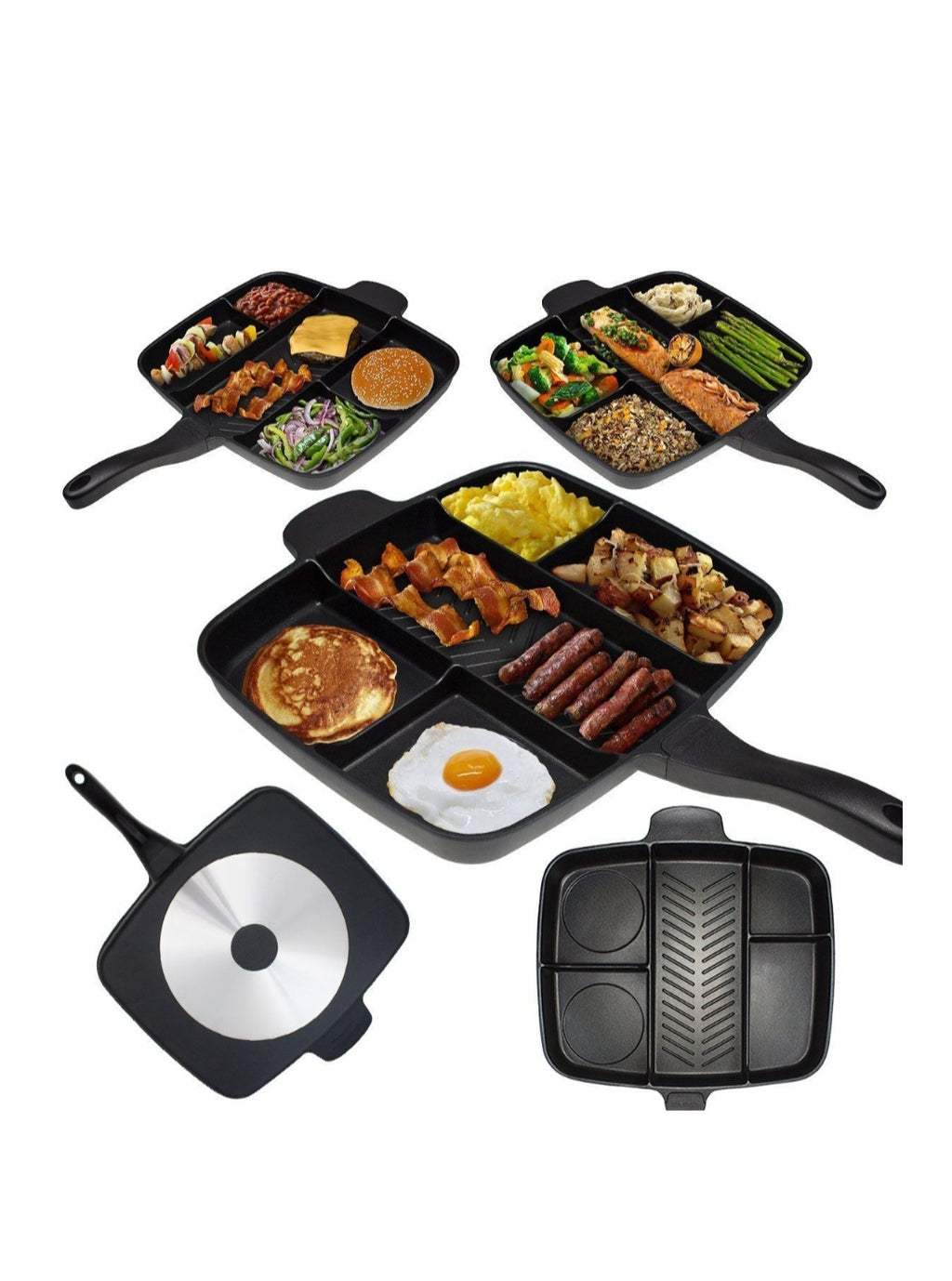 5-in-1 Nonstick Magic Pan with Dividers